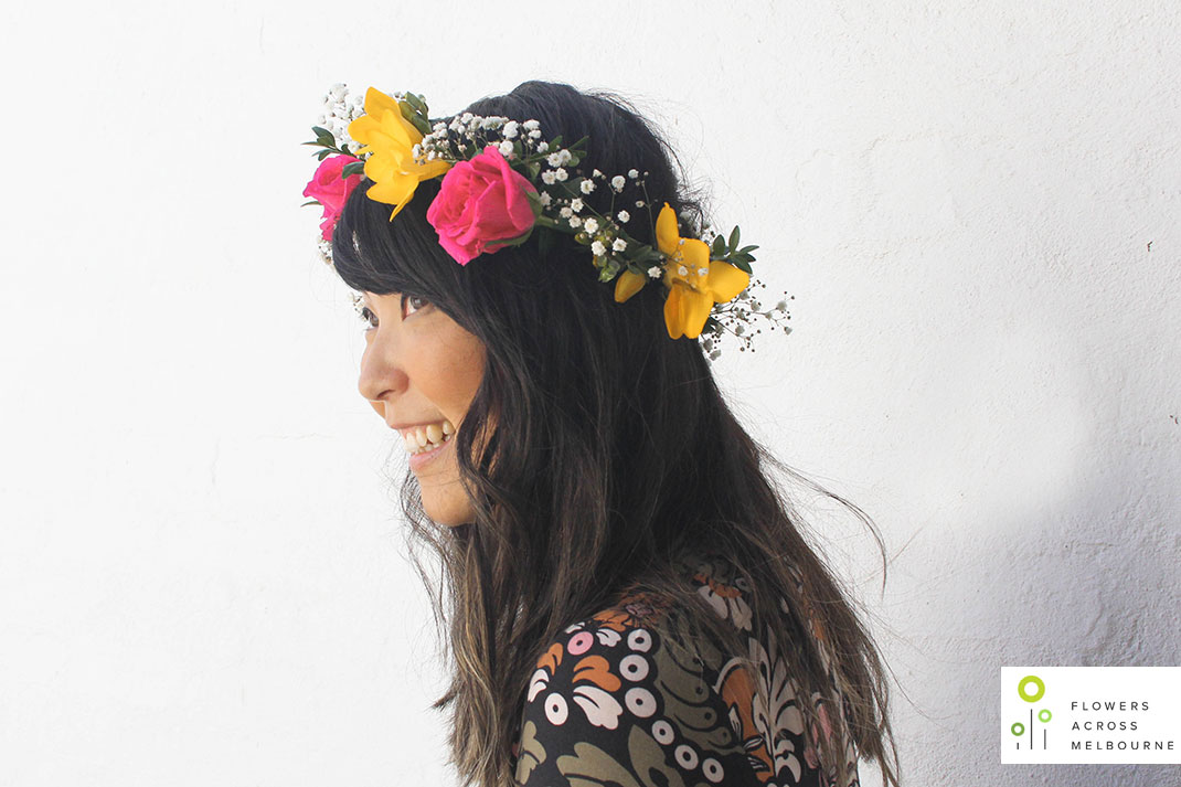 DIY How to make a flower crown