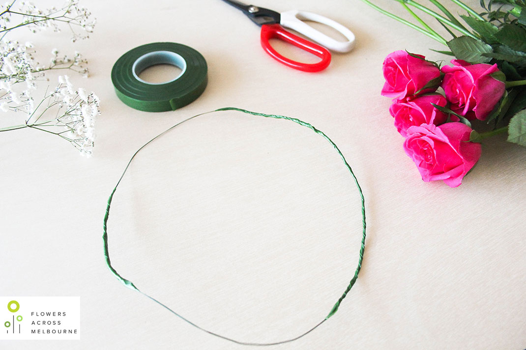 DIY How to make a flower crown